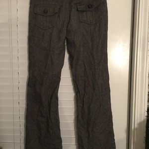 Girls Banana Republic pants size small grey color, wool